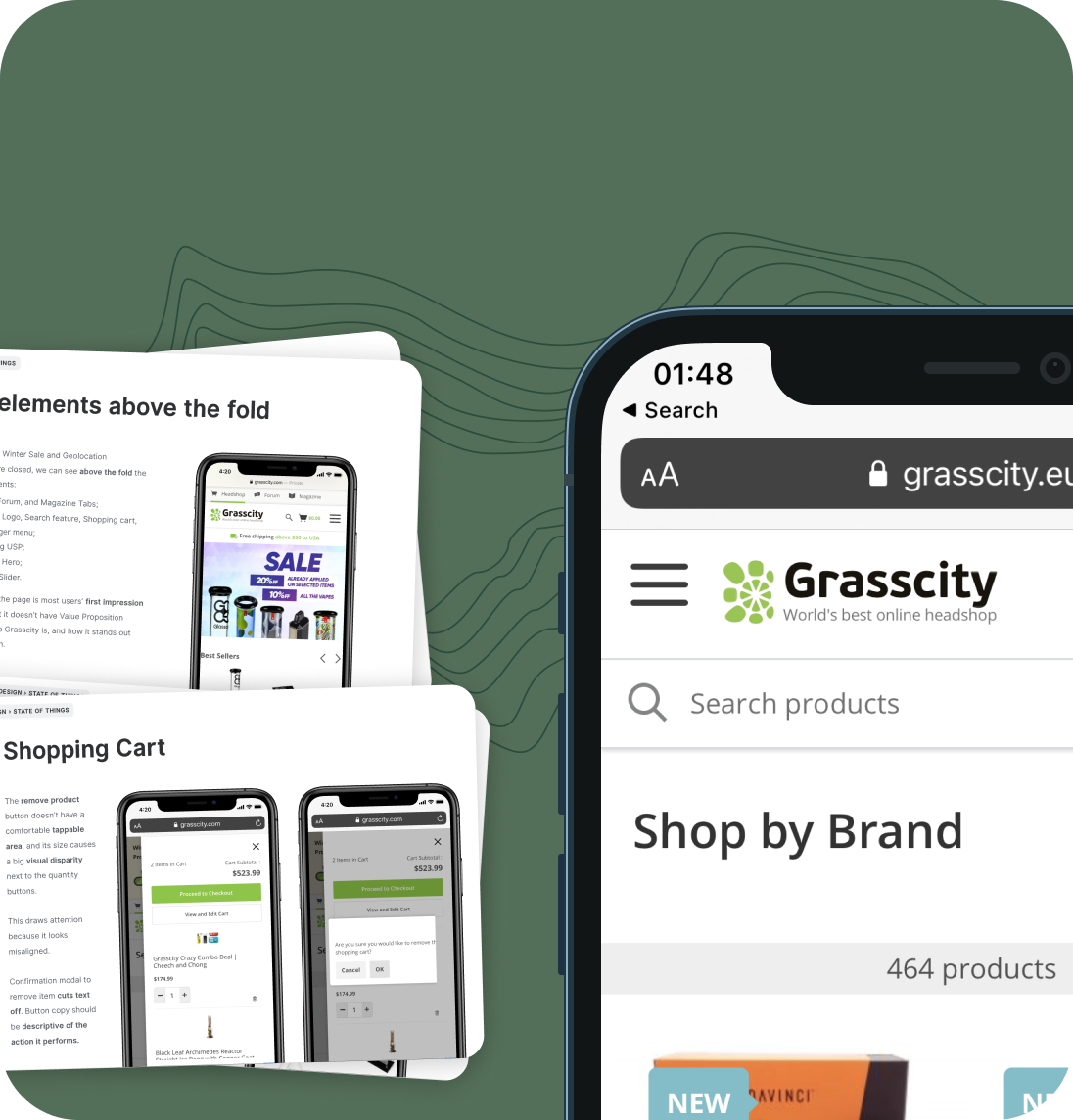 UX Audit to improve conversions & performance